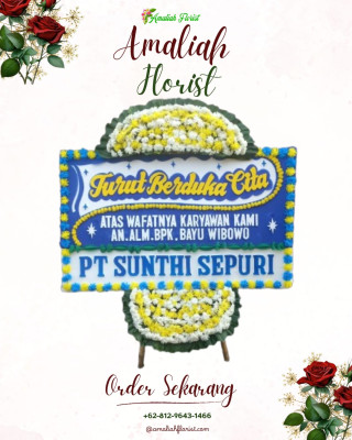 Papan Bunga Duka di Kalisegoro