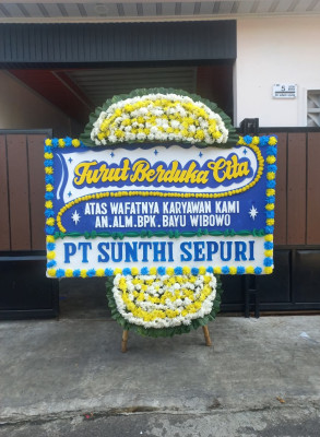 Papan Bunga Duka di Kalisegoro